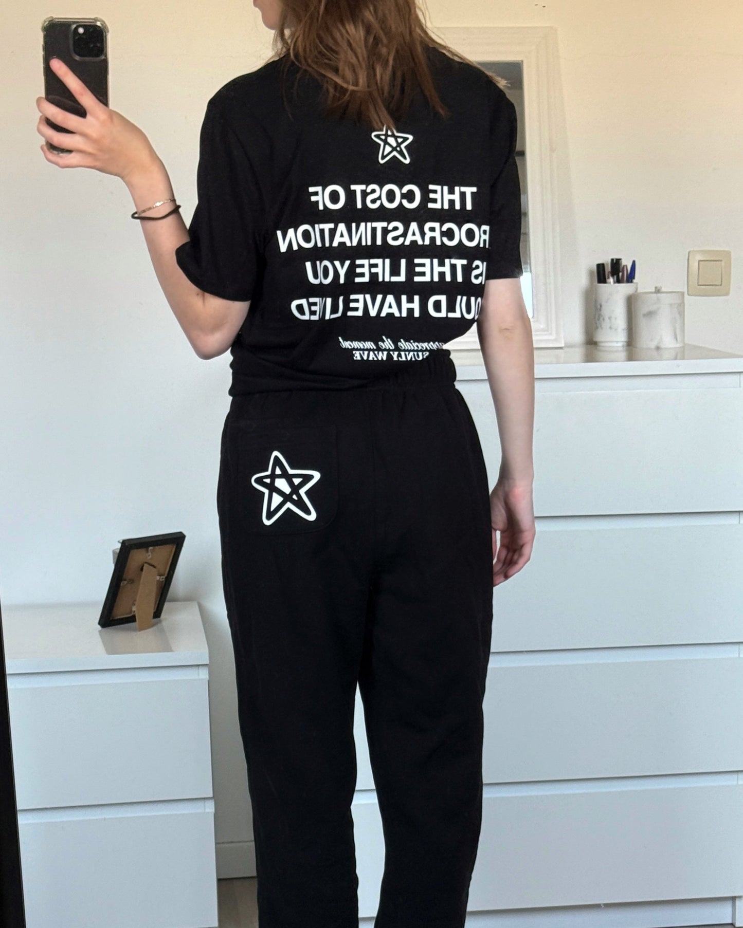 PROCRASTINATION SHIRT BLACK