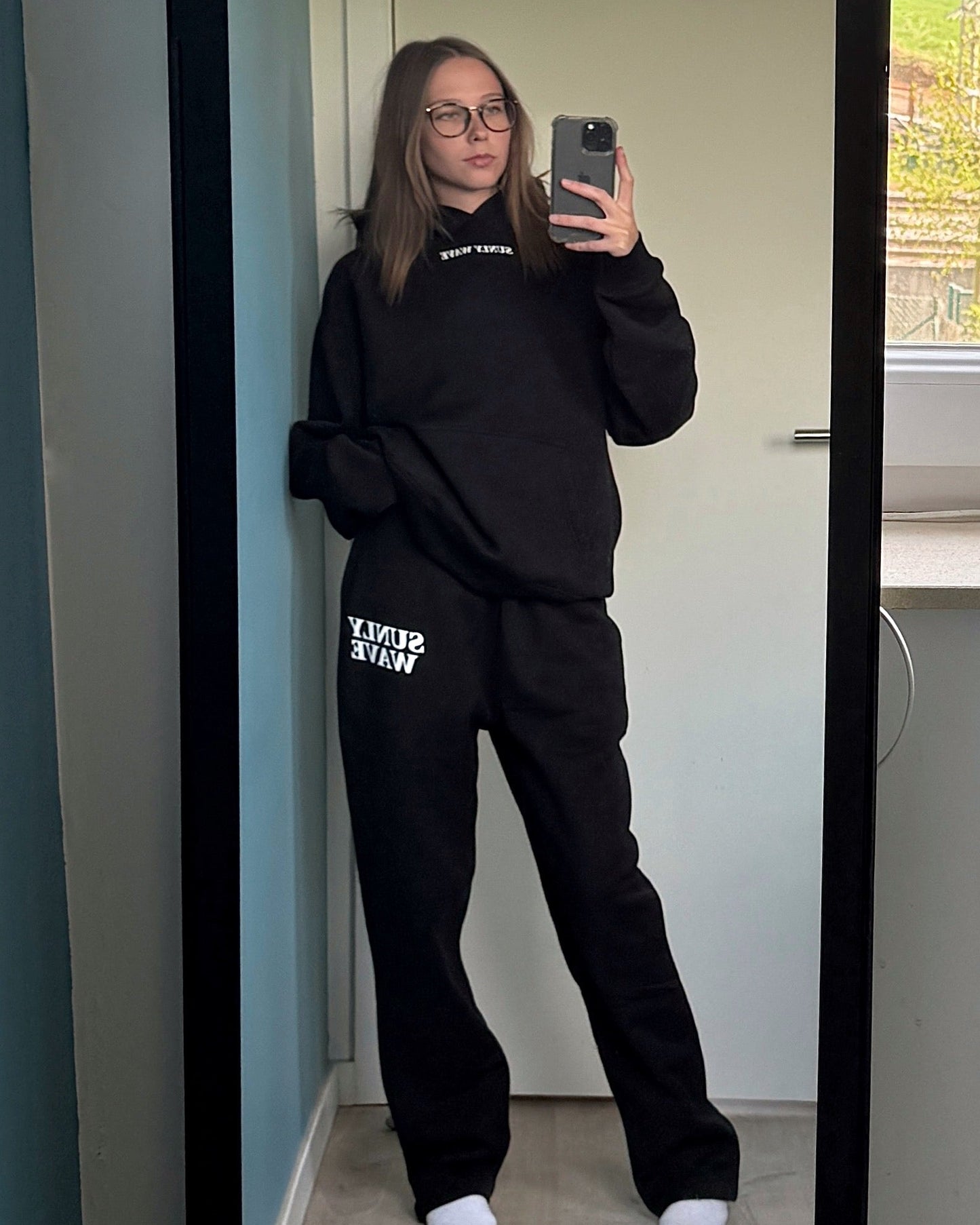 PROCRASTINATION HOODIE BLACK