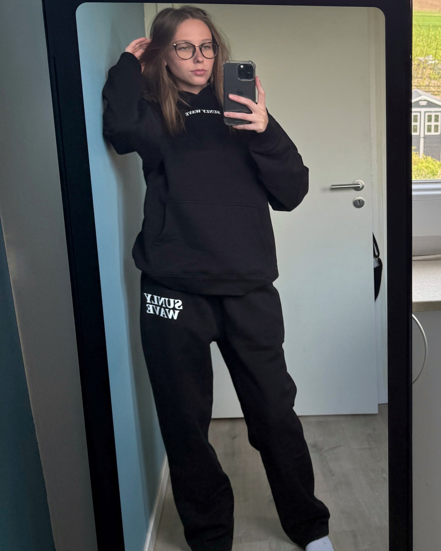 PROCRASTINATION HOODIE BLACK