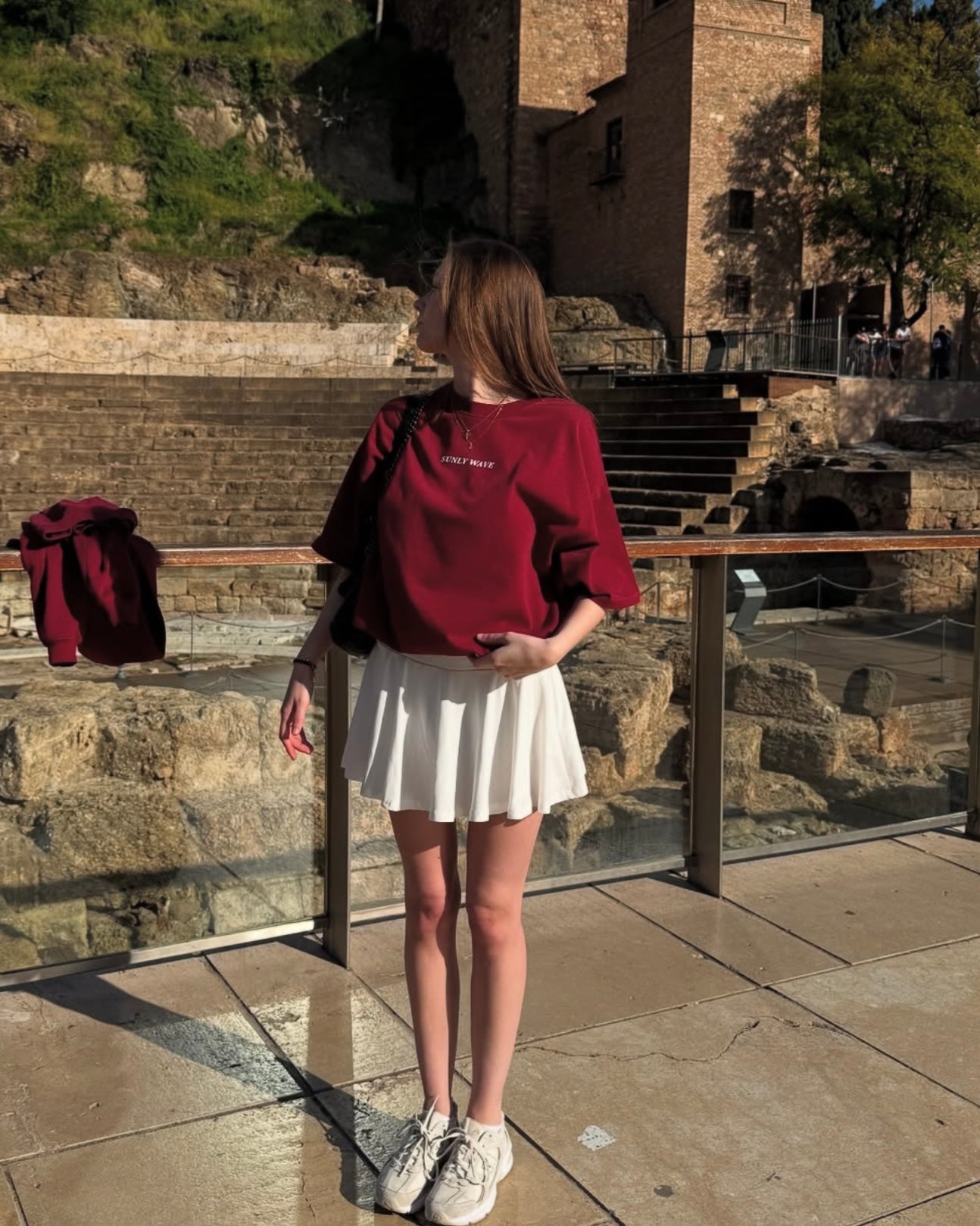 PROCRASTINATION SHIRT BURGUNDY