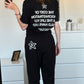 PROCRASTINATION SHIRT BLACK