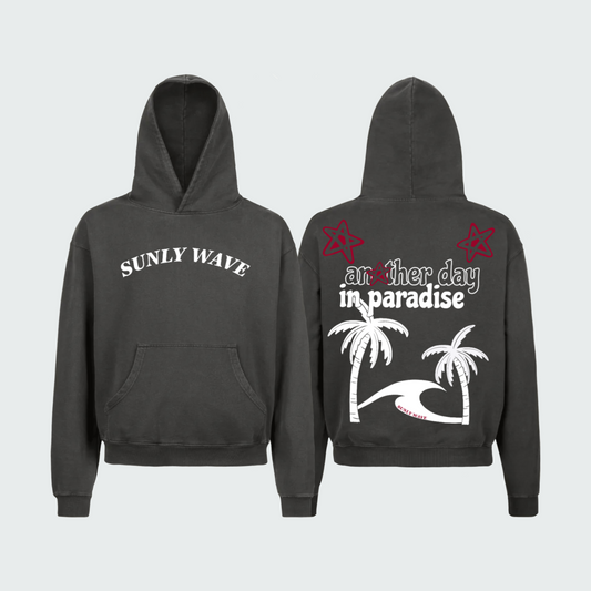 ASH BLACK PALM HOODIE