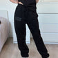 GREY STAR SWEATPANTS BLACK