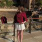 PROCRASTINATION SHIRT BURGUNDY